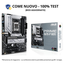 ✅ Scheda Madre ASUS PRIME X670‑P AM5 AMD Serie 7 8 9000 DDR5 BIOS Aggiornato