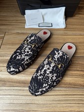 Gucci Princetown Mules sandali pizzo nero Size: 38
