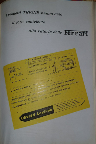 Trione ricambi torino - trione, ferrari