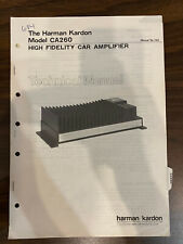 HARMAN KARDON CA260 AMP Manuale di servizio *ORIGINALE* LIBRO O PDF-SPEDIZIONE GRATUITA