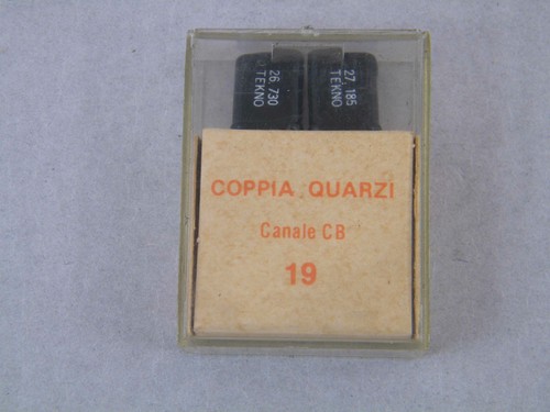 Coppia quarzi canale - cb, 19