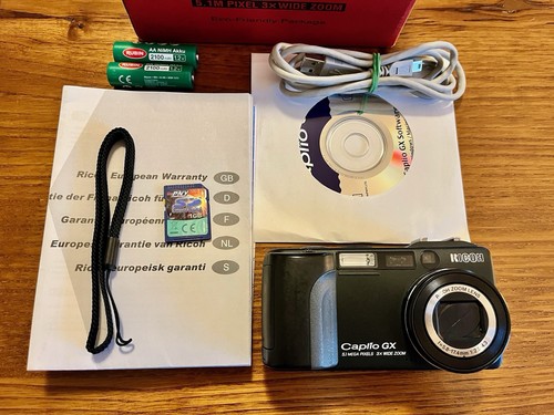 Ricoh caplio compatta 1mp - gx,