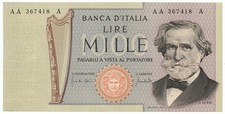 1000 LIRE GIUSEPPE VERDI II