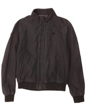 MUSEUM Giacca Bomber Uomo UK 44 2XL Nero Cotone AE12