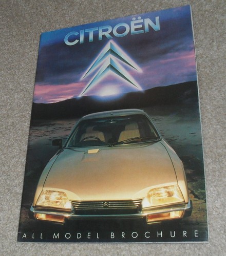 Brochure citroen 1980 - brochure,