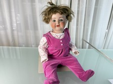 Bambola artistica Simon Halfig vecchia bambola 54 cm. Condizioni Vedi Foto