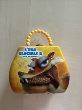 SCATOLA LATTA GADGET KINDER CIOCCOLATO L'ERA GLACIALE 3