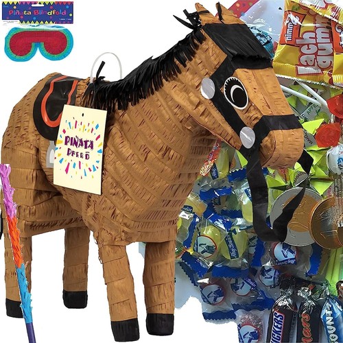 Pinata cavallo maschera - maschera, +