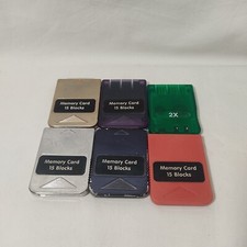 Lotto SONY PS1 MEMORY CARD COMPATIBILI E FUNZIONANTI