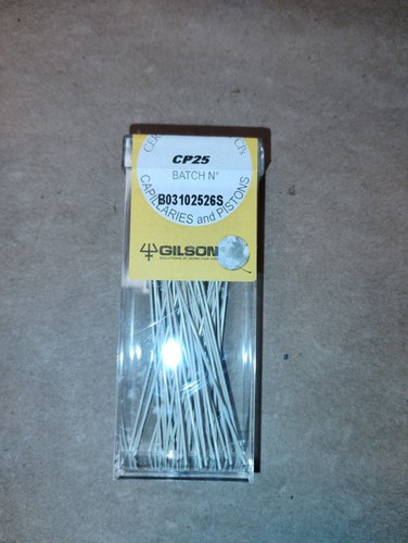 Gilson pistons cp25 - gilson, ul