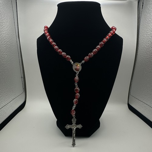 Collana beata rosso preghiera - rosso,