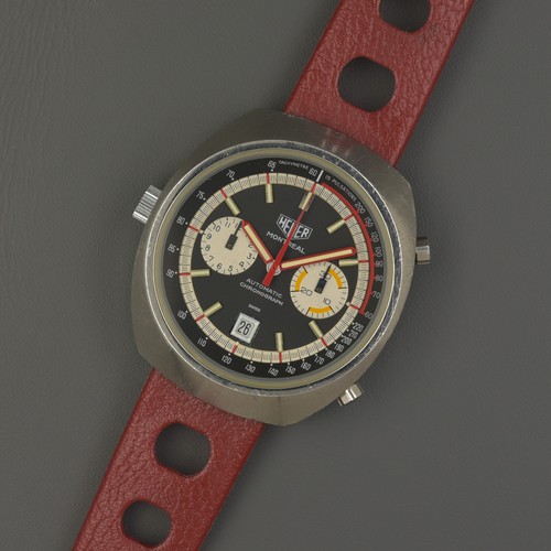 Heuer montreal hau - hau, 42mm