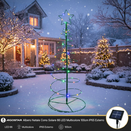 Aigostar albero natale cono - albero,