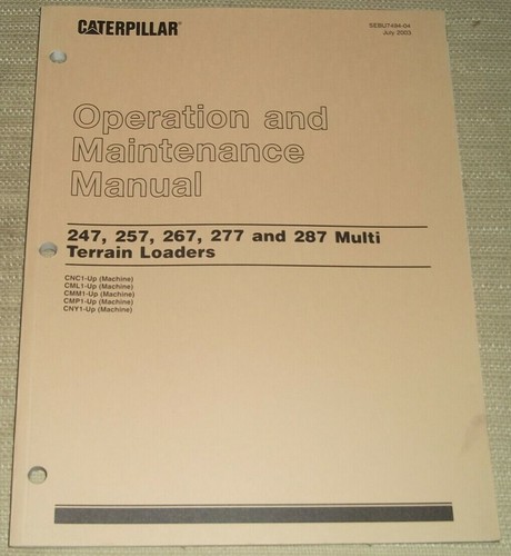 Gatto caterpillar 247 257 - caterpillar, 267