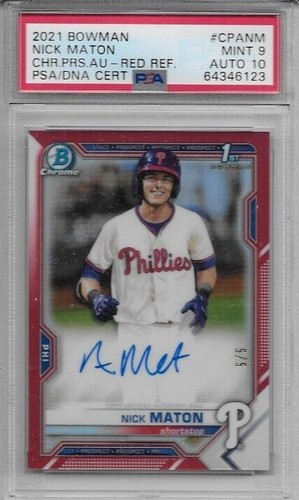2021 bowman chrome - chrome, nick