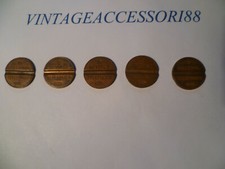 5 PZ Gettone telefonico Conio IPM 7411,7601, CMM 7901,7809, ESM 7206 USATI