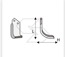 20 x ZAPPETTE ZAPPE MOTOZAPPA MOTOCOLTIVATORE FERRARI TIPO 72 H92 L163 50x6