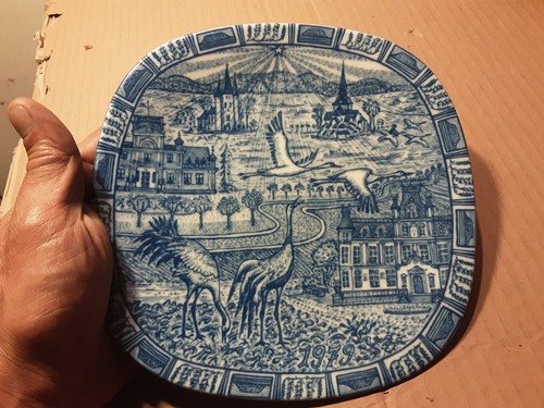 Piatto porcellana svedese - piatto,