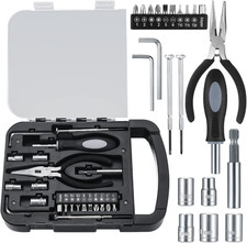 22 Pezzi Kit Cassetta Attrezzi