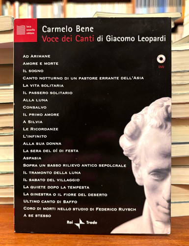 Carmelo bene voce dei - carmelo,