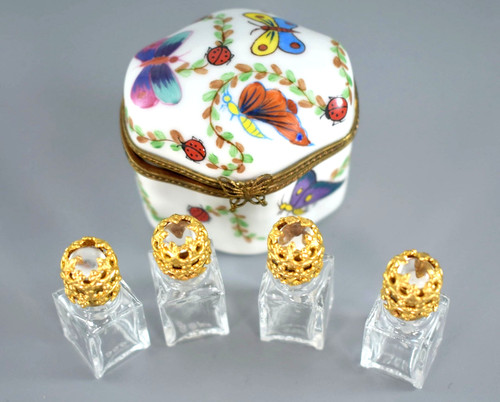 Limoges butterfly porcelain - butterfly,