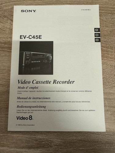 Sony manuale per registratore - per,