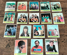 Figurine Cantanti Panini 1969 Lotto 17 figurine con rarità Doors Bisonti Beat