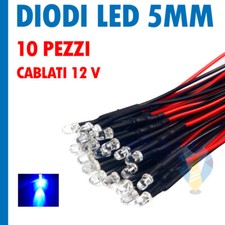 10 PEZZI DIODI LED BLU BLUE