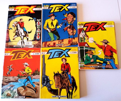 Tex lotto albi tutto - 5, dal