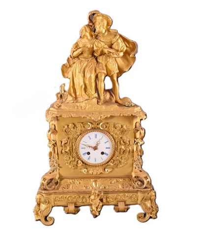 Antico orologio camino - da,