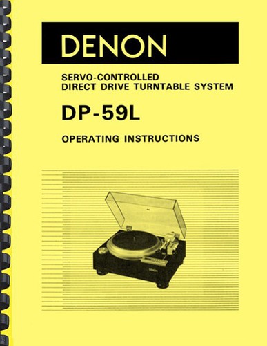 Denon 59l giradischi - dp-59l, a