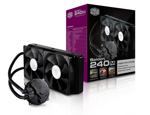 Cooler master seidon 240m aio - cooler,