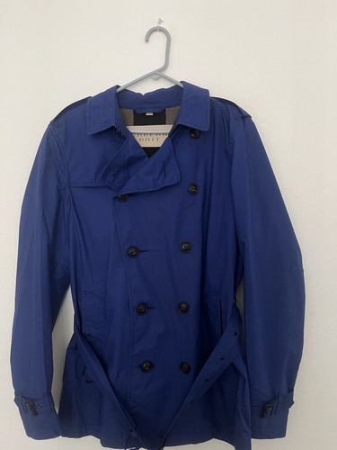 Giacca uomo burberry brit blu - uomo,