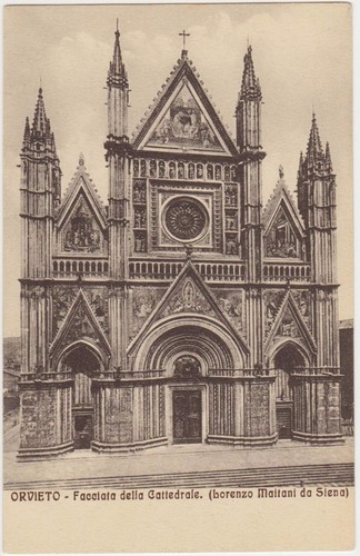 Orvieto facciata della - orvieto,