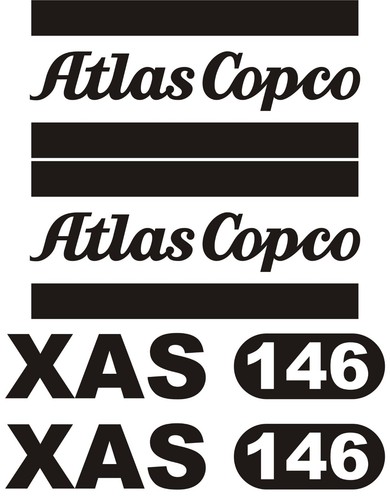 Kit decalcomanie atlas copco - kit,