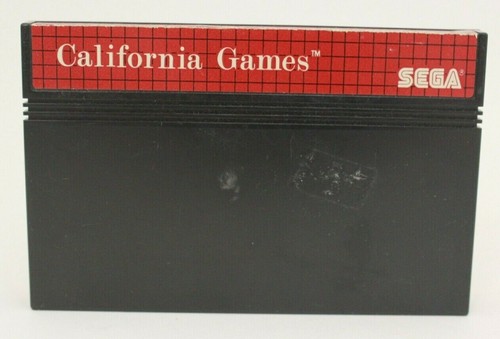 California games sega master - (sega,