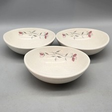 3 FRANCISCAN DUET ROSE 5" Oval