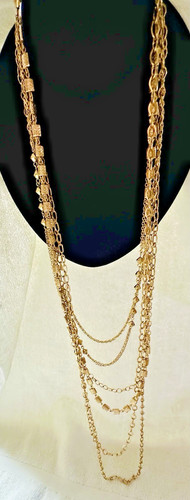 Collana catena multifilo - , a