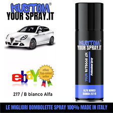 Spray Fiat Alfa Romeo 217/B Bianco Alfa 400ml !! LUCIDO !!