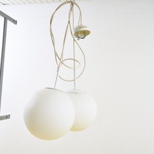 lampadario a bocce in materiale plastico vintage