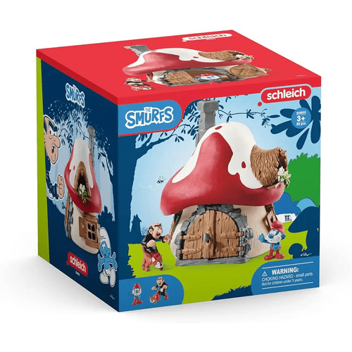 Schleich casa dei puffi con - casa,