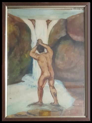 Artenaif uomo nudo - artenaif, bagnante