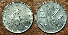 [MREP0009C.] REPUBBLICA ITALIANA [Gig.330] 2LIRE [Al] 1954 Ape/Ulivo SPL