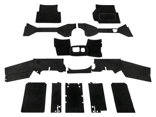 Kit tappeto anteriore nero inc