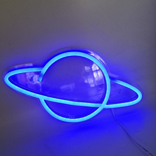 Insegna led neon pianeta - led,