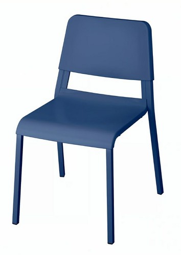 Sedia blu ikea teodores nuova - ikea,
