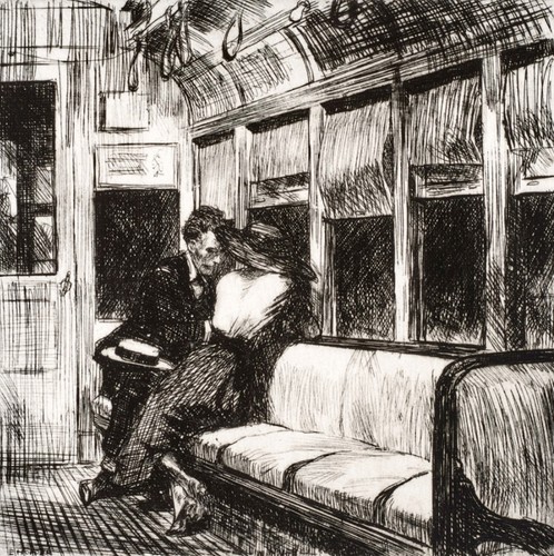 Night the train 1918 by - the,