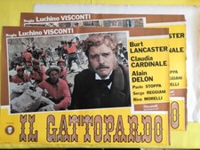 1963 IL LEOPARDO GATTOPARDO LOTTO 2 CON CARTA Visconti Fotobusta Poster ORIG F17-1