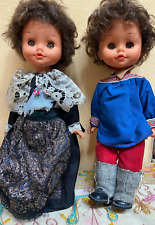 LOTTO  2  BAMBOLE  COPPIA    GADEA -  VINTAGE  -  30  CM