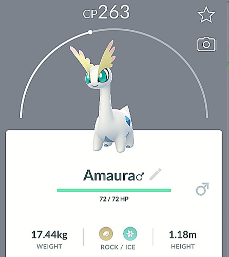 Pokémon shiny amaura - pokémon,